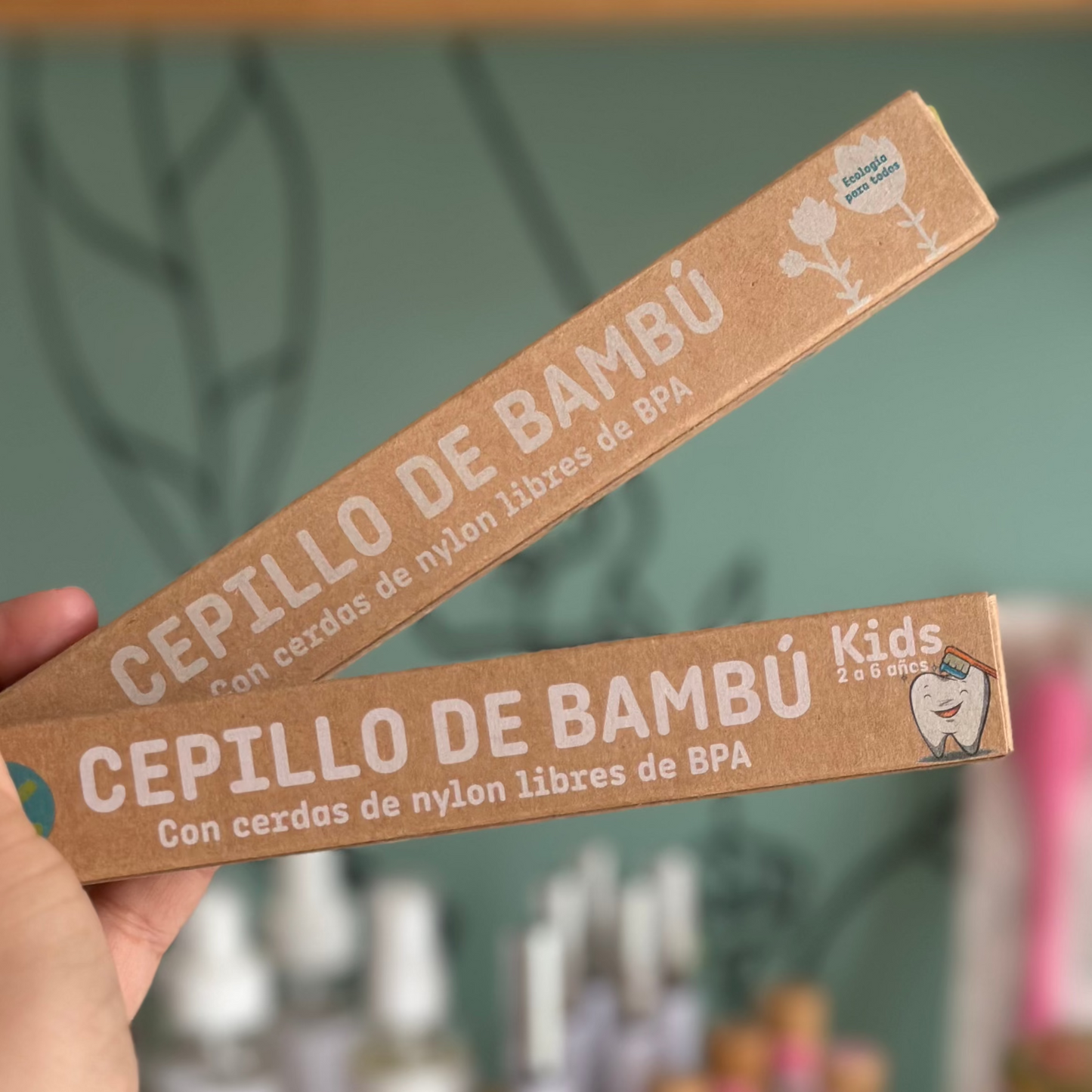 Cepillo dental de bambu